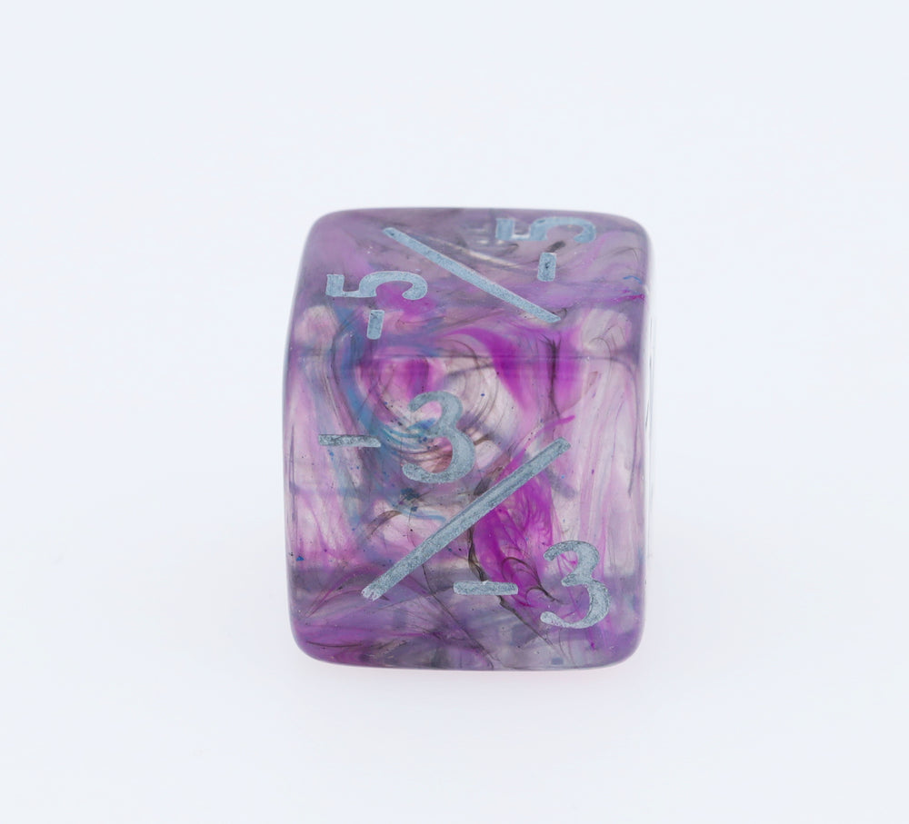 Purple Petunia -1/-1 Magic Counters Plastic Dice Foam Brain Games