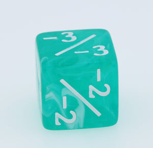 Turquoise Marilyn -1/-1 Magic Counters Plastic Dice Foam Brain Games