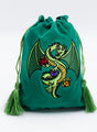 Dice Bag - Green Dragon Dice Bag Foam Brain Games