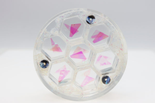 Sharp Edge Resin Dice Vault - Ethereal Clouds Dice Box Foam Brain Games