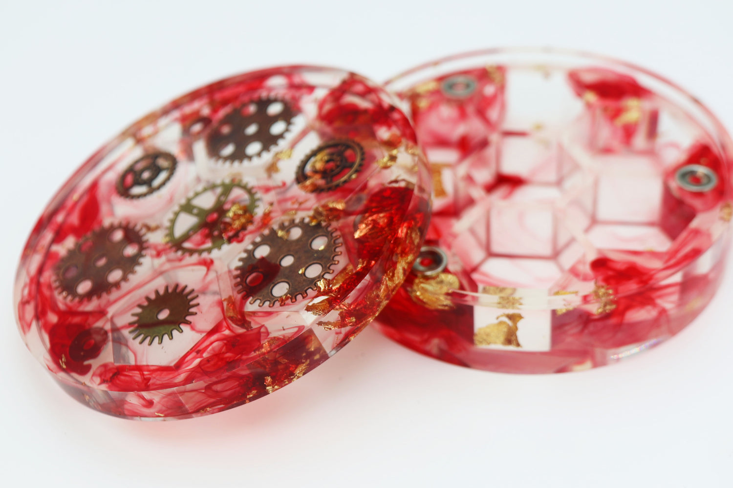 Sharp Edge Resin Dice Vault - Artificer's Cache Dice Box Foam Brain Games