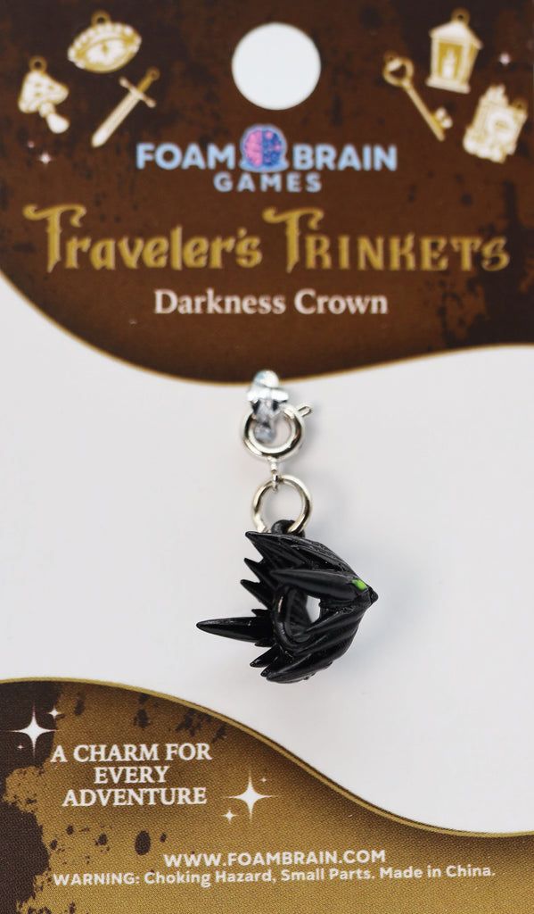 Traveler's Trinkets: Darkness Crown Charm Jewelry Foam Brain Games