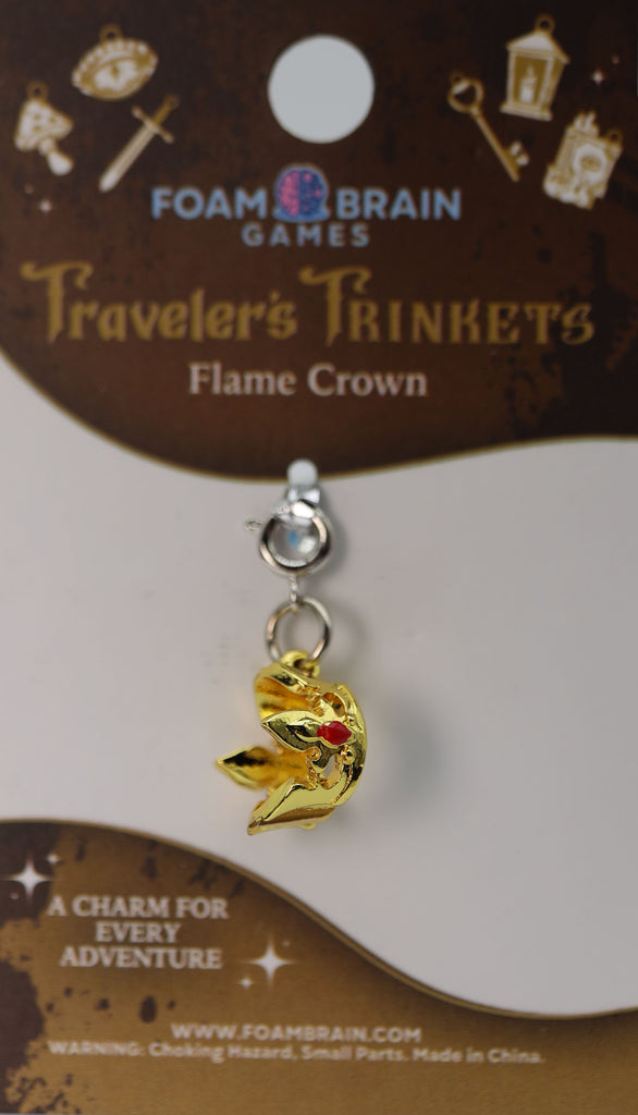 Traveler's Trinkets: Flame Crown Charm Jewelry Foam Brain Games