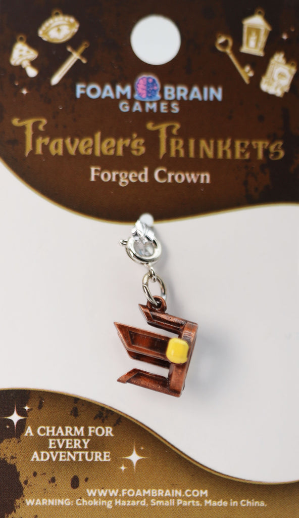 Traveler's Trinkets: Forged Crown Charm Jewelry Foam Brain Games
