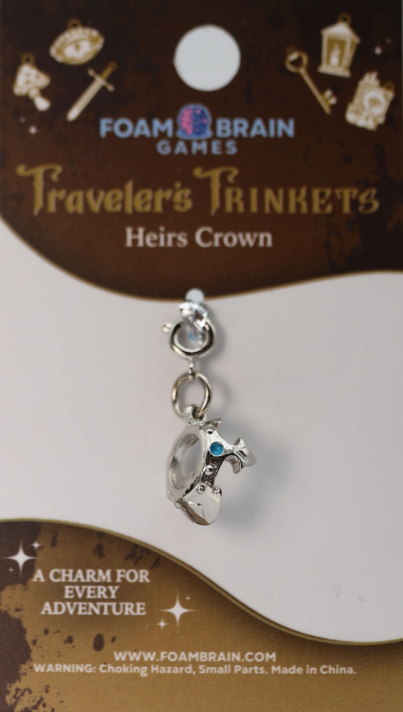 Traveler's Trinkets: Heir's Crown Charm Jewelry Foam Brain Games