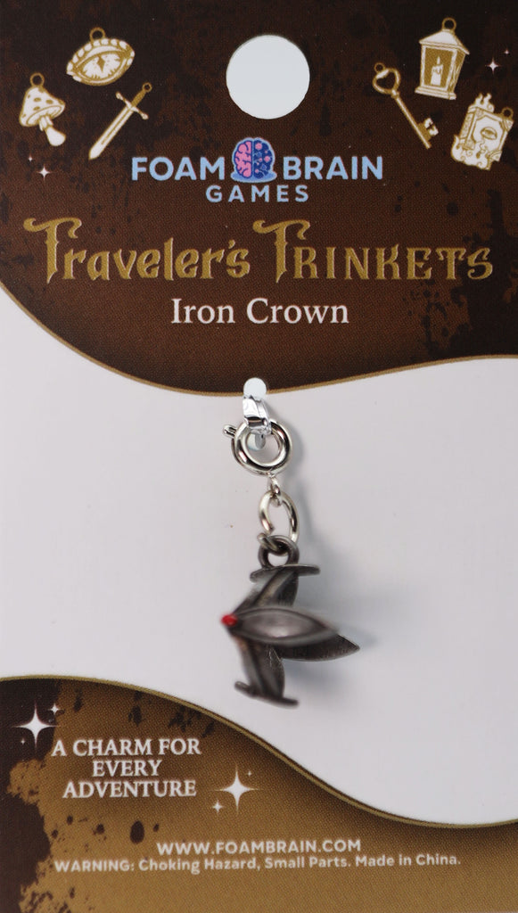 Traveler's Trinkets: Iron Crown Charm Jewelry Foam Brain Games