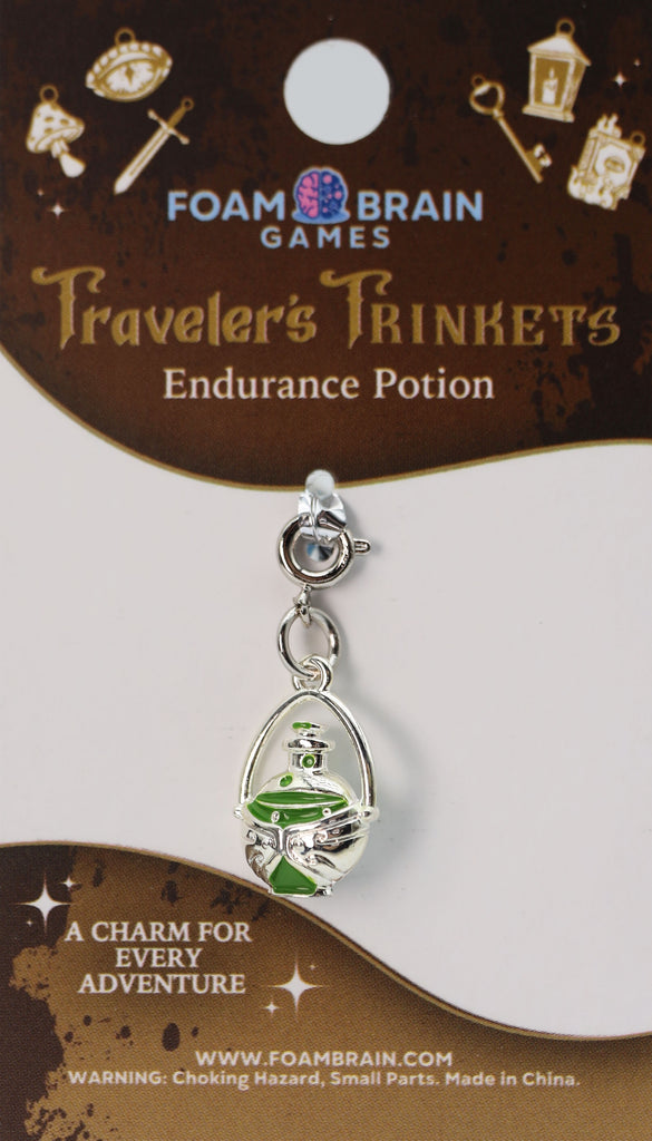 Traveler's Trinkets: Endurance Potion Charm Jewelry Foam Brain Games