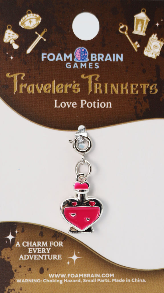 Traveler's Trinkets: Love Potion Charm Jewelry Foam Brain Games