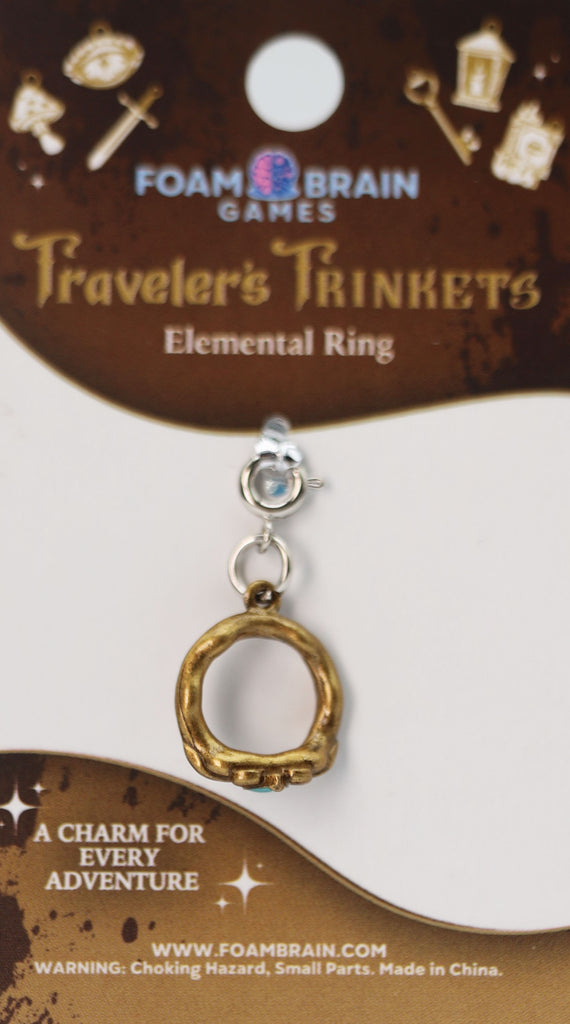 Traveler's Trinkets: Elemental Ring Charm Jewelry Foam Brain Games