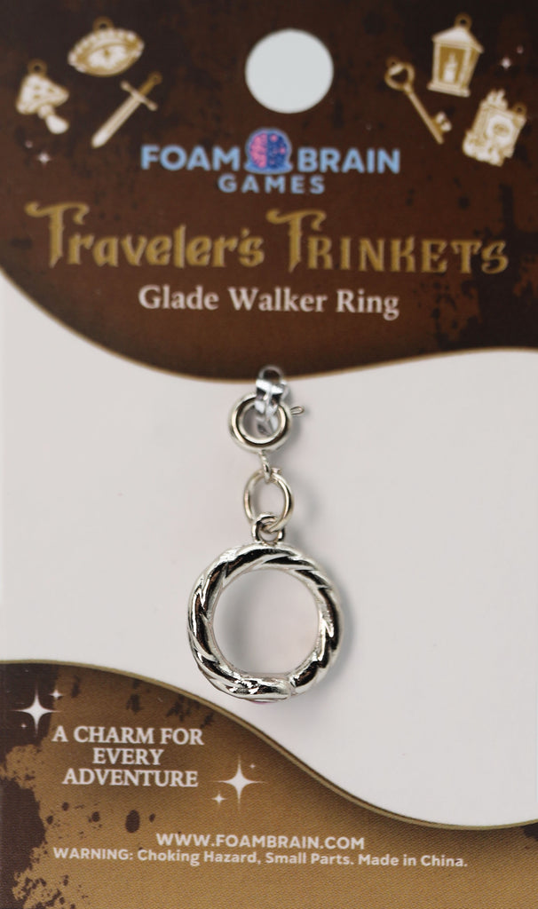Traveler's Trinkets: Glade Walker Ring Charm Jewelry Foam Brain Games