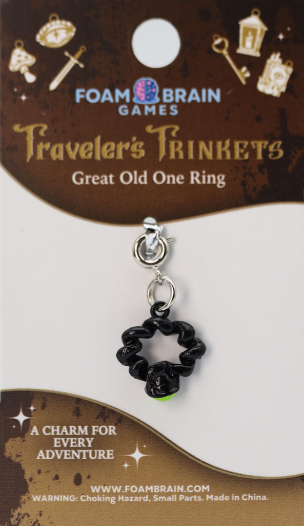 Traveler's Trinkets: Great Old One Ring Charm Jewelry Foam Brain Games