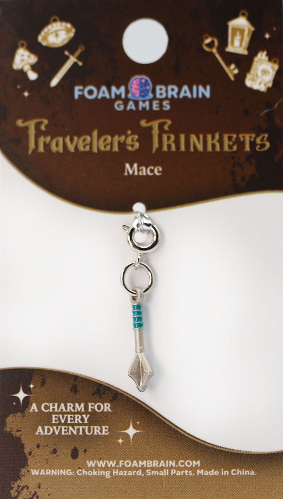 Traveler's Trinkets: Mace Charm Jewelry Foam Brain Games