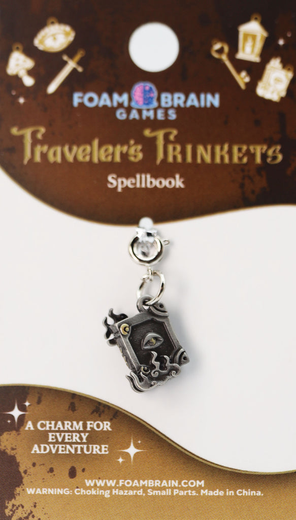 Traveler's Trinkets: Spellbook Charm Jewelry Foam Brain Games