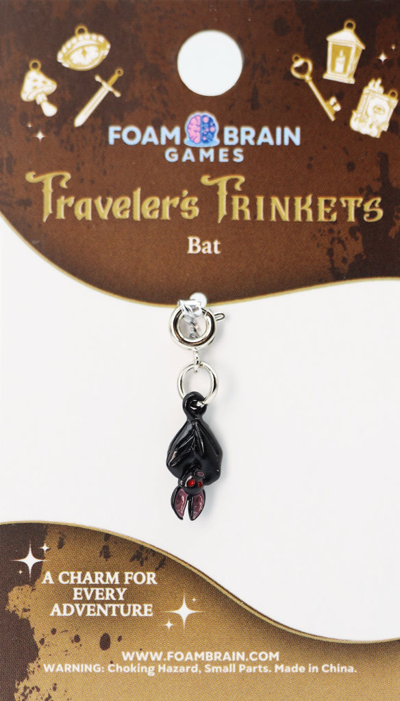 Traveler's Trinkets: Bat Charm Jewelry Foam Brain Games