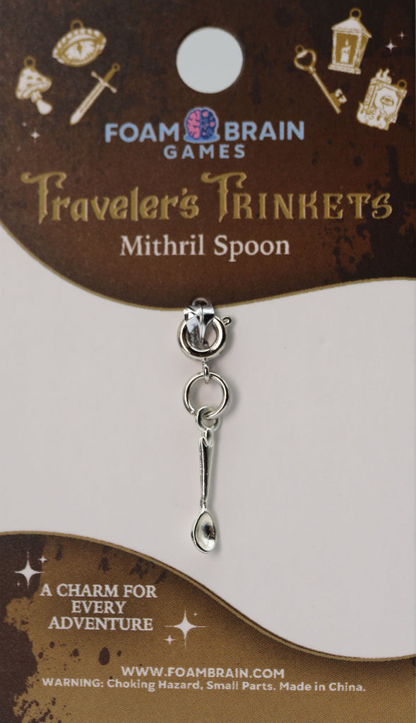 Traveler's Trinkets: Mithril Spoon Charm Jewelry Foam Brain Games