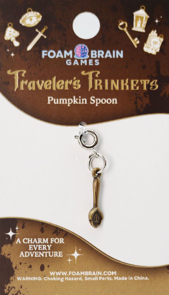 Traveler's Trinkets: Pumpkin Spoon Charm Jewelry Foam Brain Games