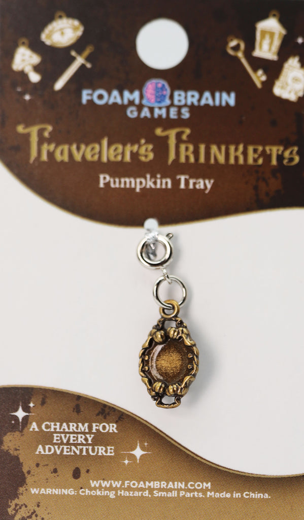 Traveler's Trinkets: Pumpkin Tray Charm Jewelry Foam Brain Games