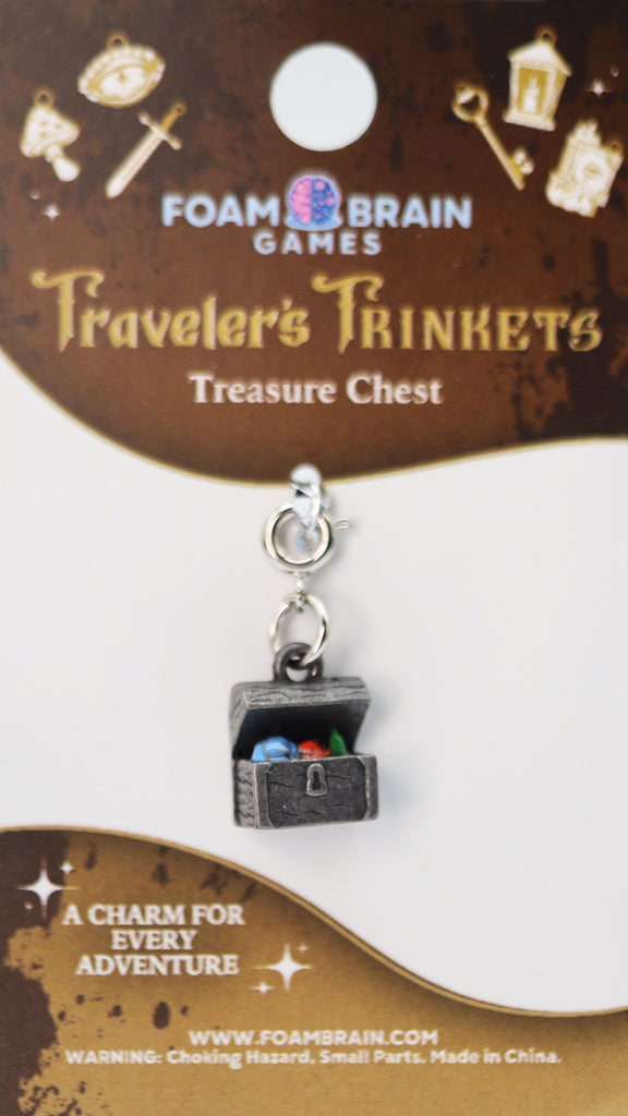 Traveler's Trinkets: Treasure Chest Charm Jewelry Foam Brain Games