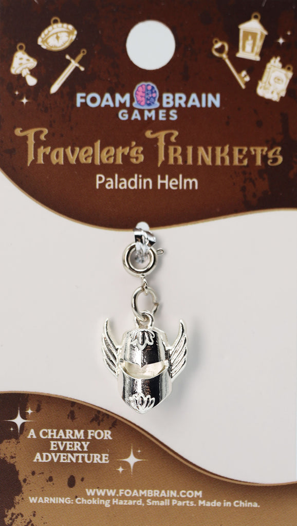 Traveler's Trinkets: Paladin Helm Charm Jewelry Foam Brain Games
