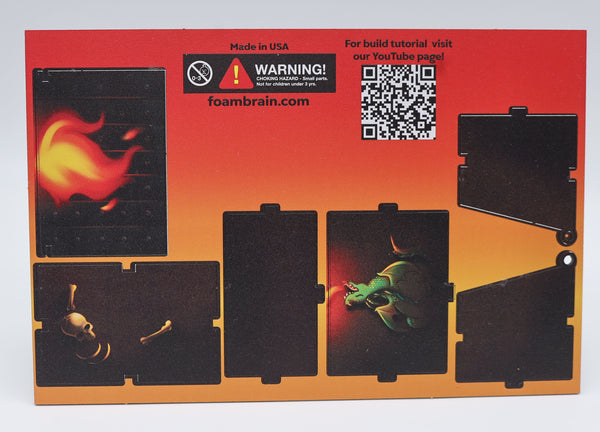 Flat Pack Toys: Dice Dumpster Flat Pack Toys Foam Brain Games