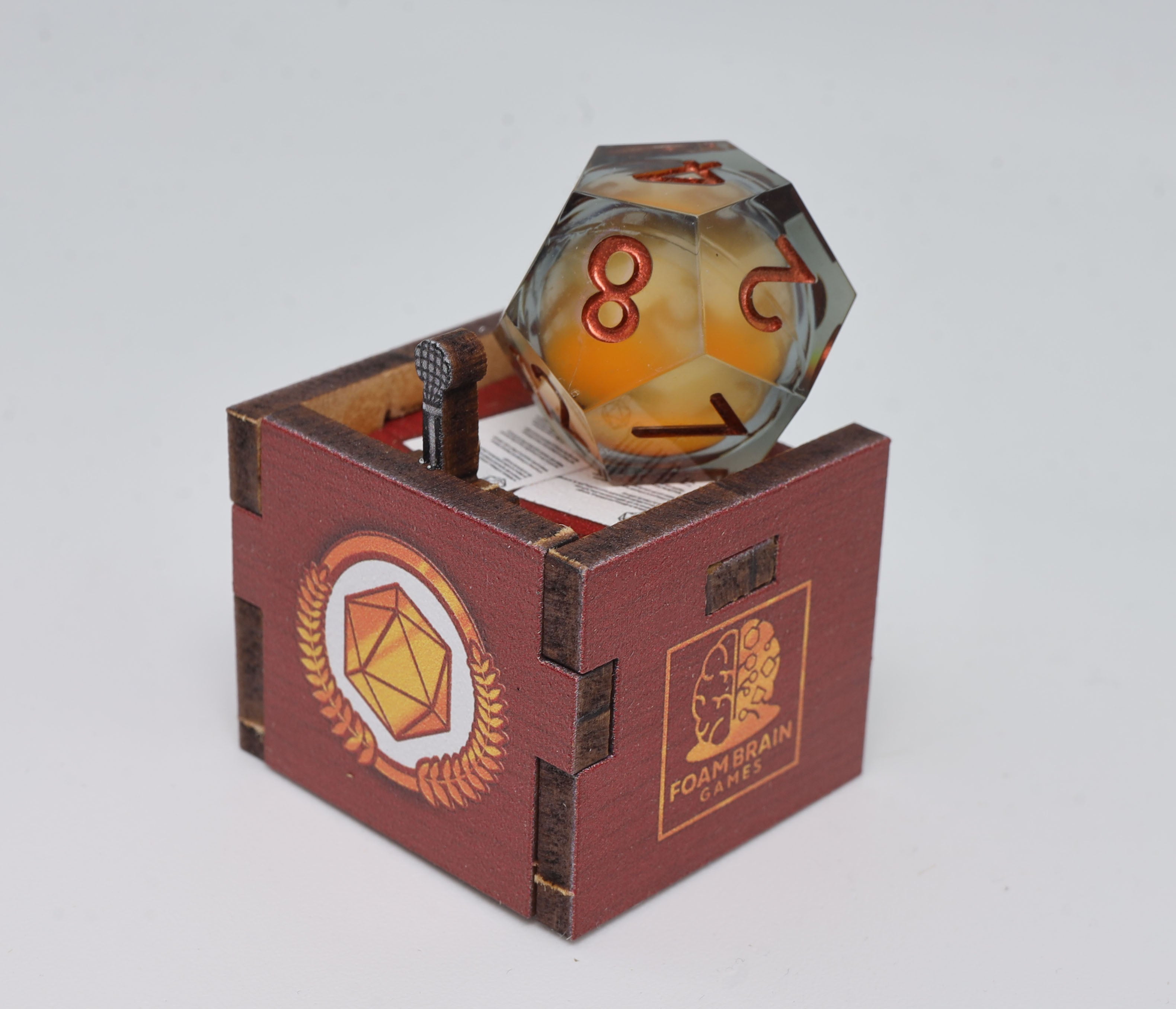 Puzzle Cube: Silver - Metal 8 piece Dice Set