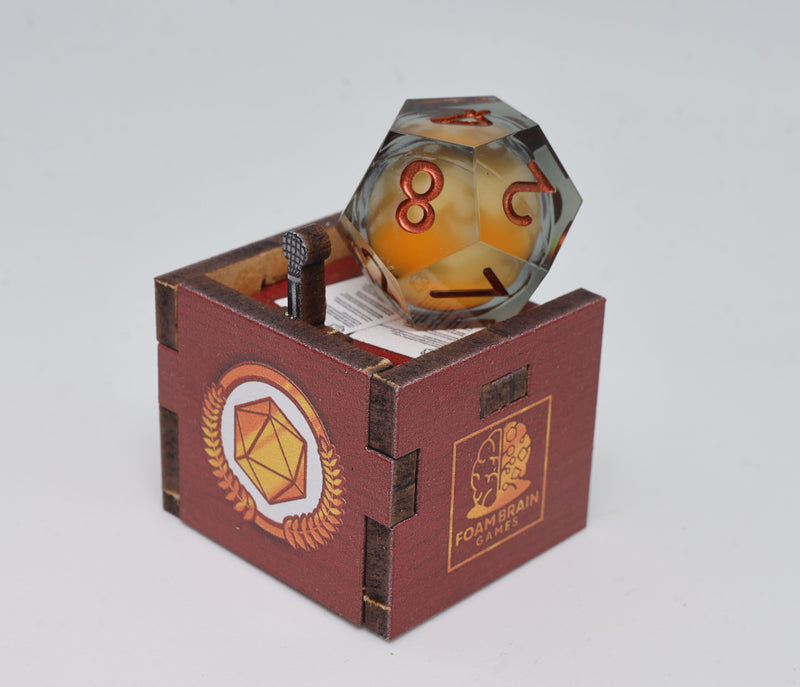 Golden Koi Fish RPG Dice Set