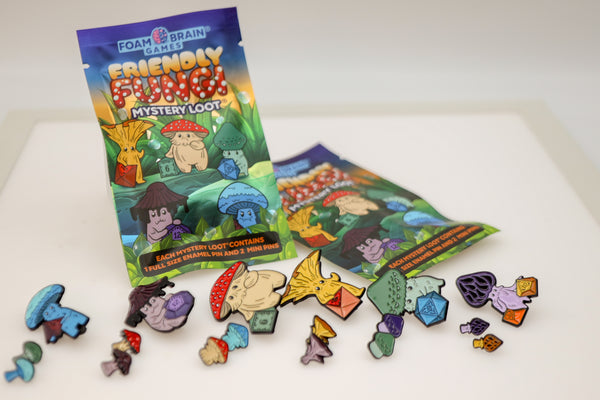 Mystery Loot: Friendly Fungi Complete Set **NOT A MYSTERY PRODUCT** Mystery Loot Foam Brain Games