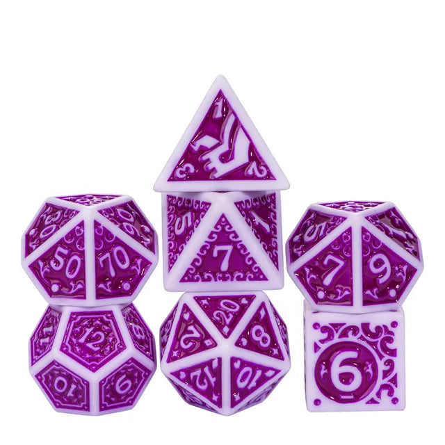 Grape Explosion RPG Dice Set Plastic Dice Foam Brain Games