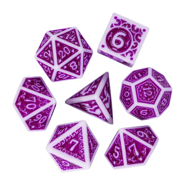 Grape Explosion RPG Dice Set Plastic Dice Foam Brain Games