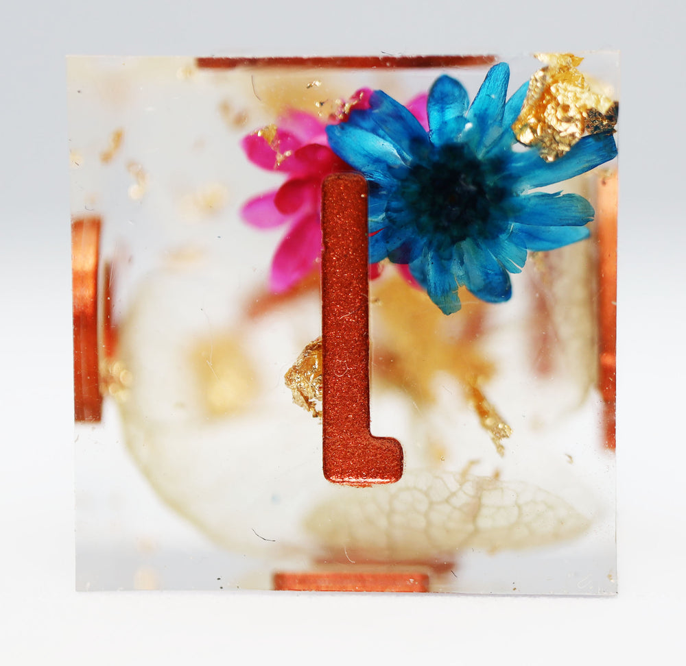 Sharp Edge Resin RPG Dice Set - Incalescent Garden Plastic Dice Foam Brain Games