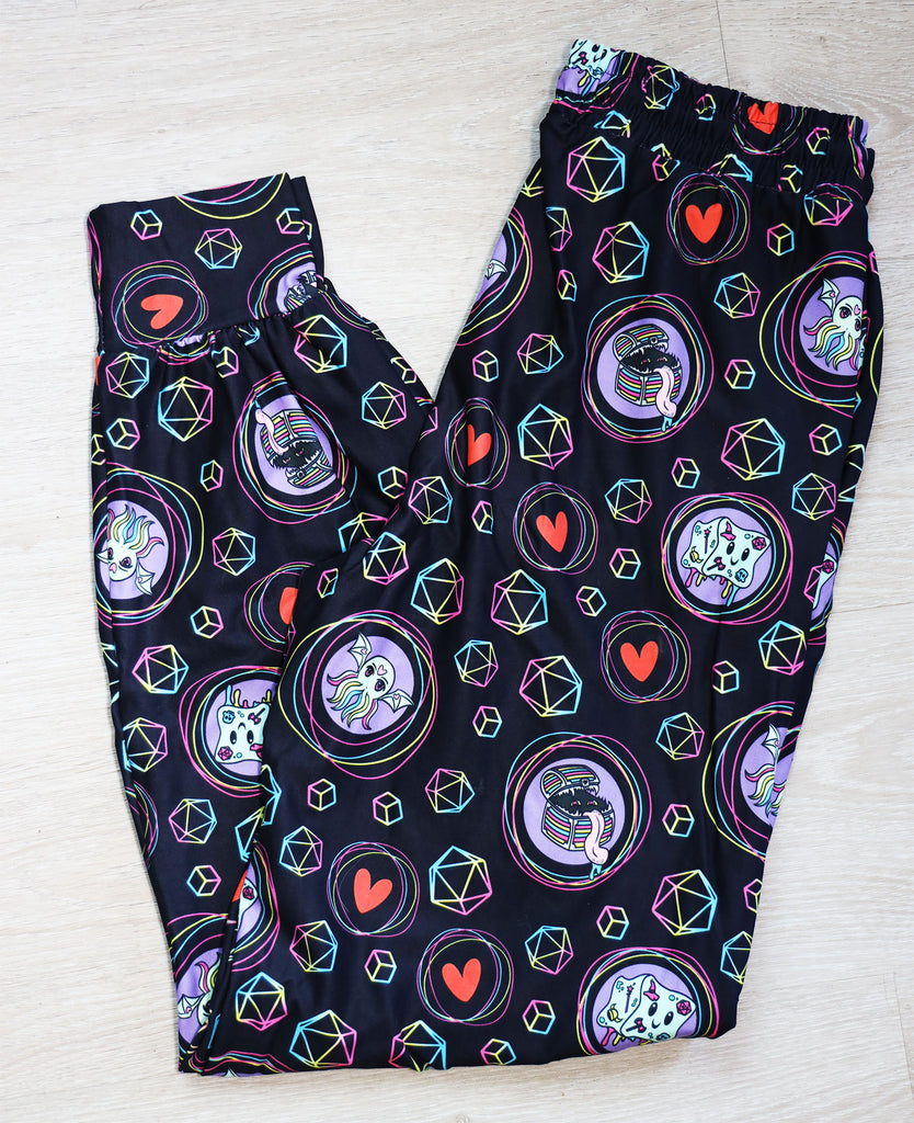 Pride Joggers Pansexual - SIZE: S/M (small/medium) Leggings & Joggers Foam Brain Games