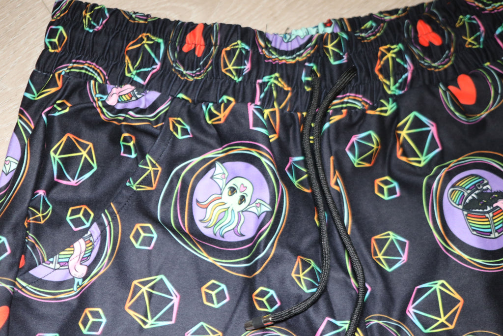 Pride Joggers Rainbow - SIZE: S/M (small/medium) Leggings & Joggers Foam Brain Games