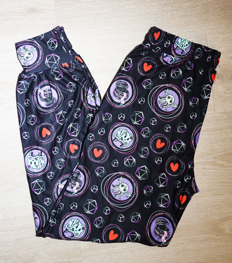 Pride Joggers Asexual - SIZE: S/M (small/medium) Leggings & Joggers Foam Brain Games