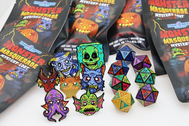 Mystery Loot: Monster Masquerade - COMPLETE SET Mystery Loot Foam Brain Games