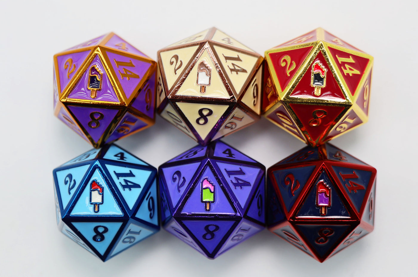 Mystery Loot: Monster Pops Metal Dice Foam Brain Games