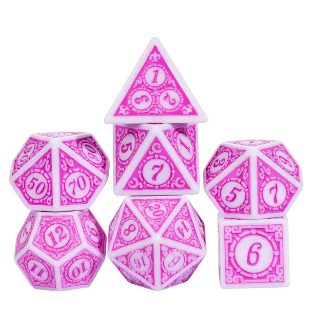 Motif: Bubblegum RPG Dice Set Plastic Dice Foam Brain Games