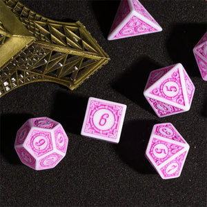 Motif: Bubblegum RPG Dice Set Plastic Dice Foam Brain Games