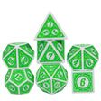 Motif: Leafy RPG Dice Set Plastic Dice Foam Brain Games
