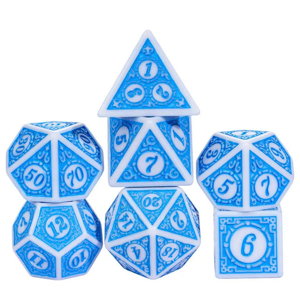 Motif: Ocean Brine RPG Dice Set Plastic Dice Foam Brain Games