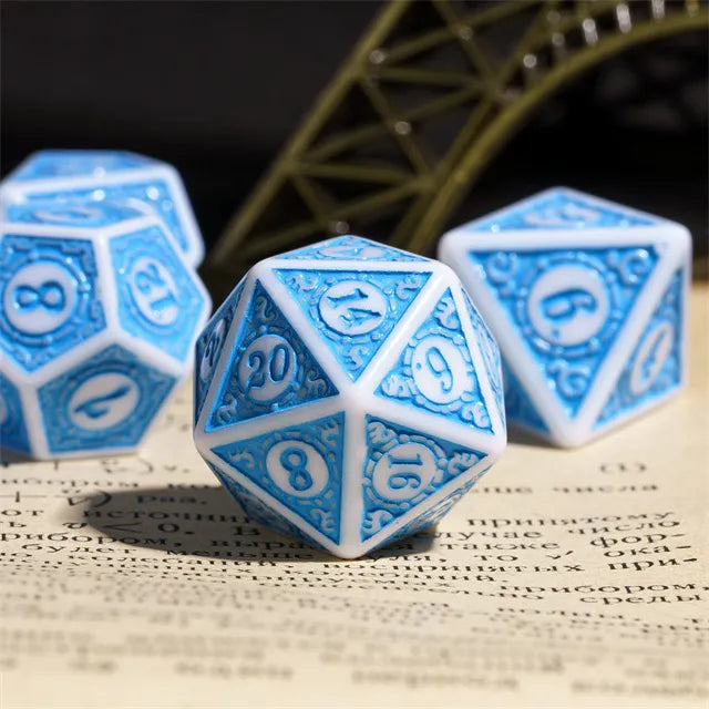 Motif: Ocean Brine RPG Dice Set Plastic Dice Foam Brain Games