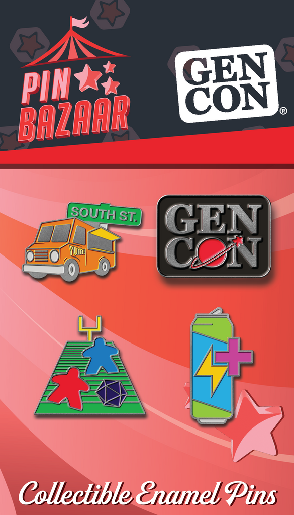 Pin Bazaar: Gen Con 2023 Starter Set Enamel Pin Pin Bazaar