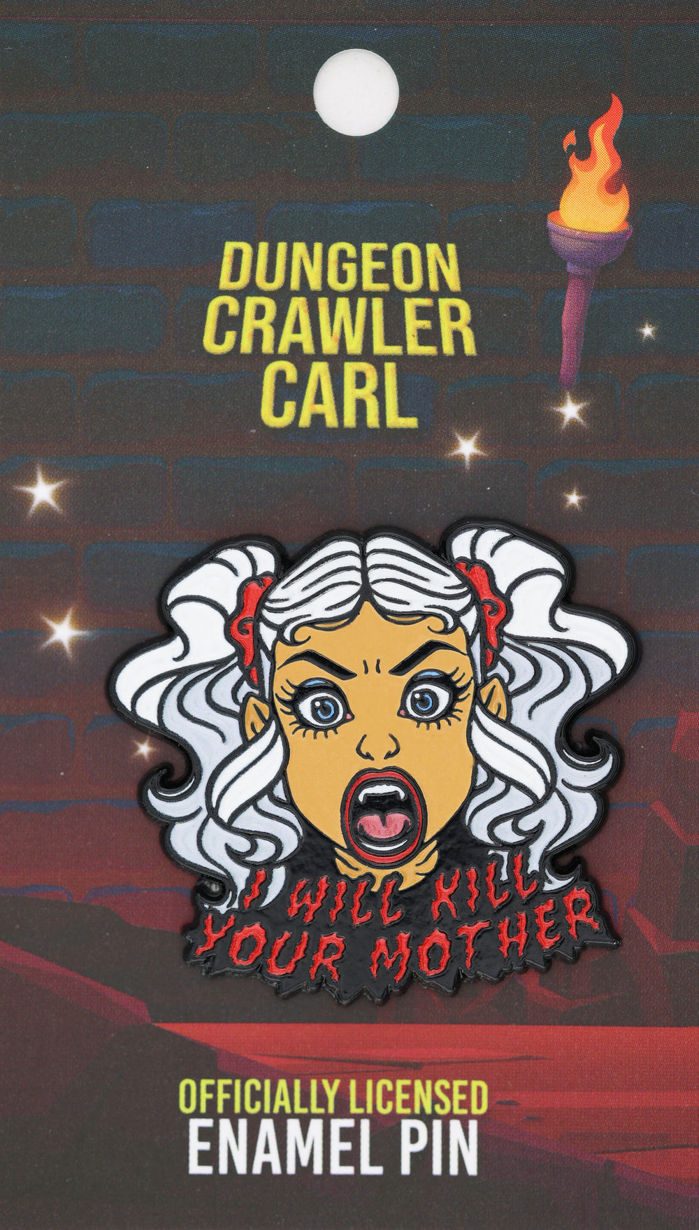 Dungeon Crawler Carl: Samantha IWKYM Enamel Pin Enamel Pin Foam Brain Games