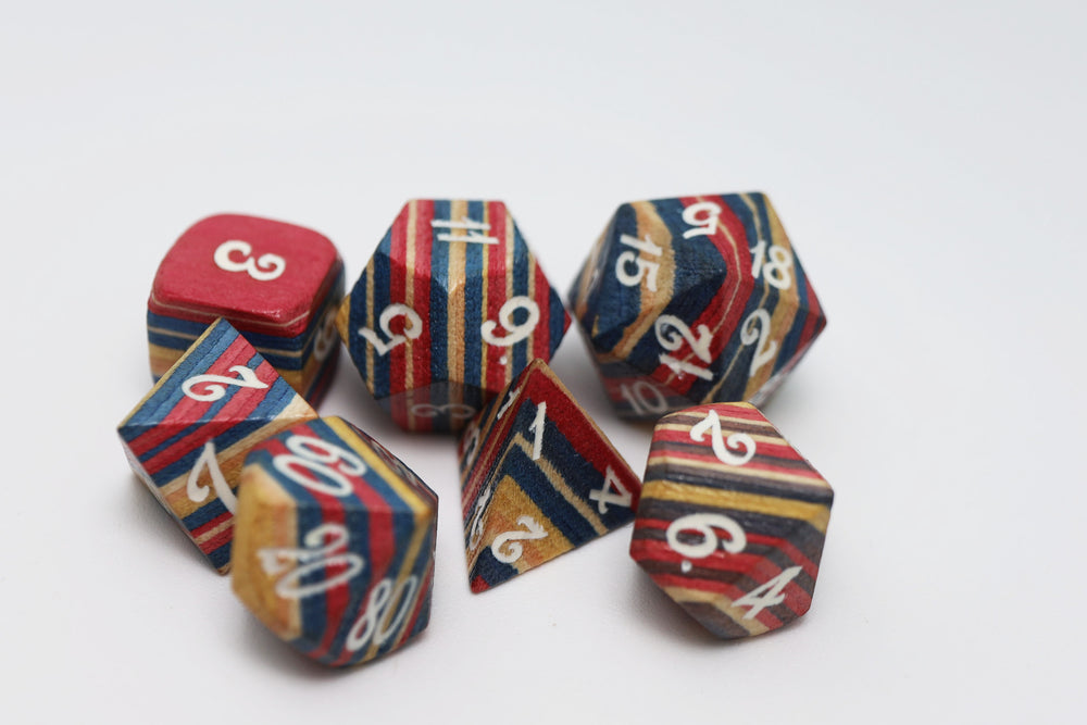 Wooden Dice Set (Random Assortment) Special Collection Foam Brain Games