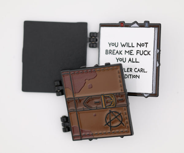 Dungeon Crawler Carl: Dungeon Anarchist's Cookbook Enamel Pin **BACKORDERED** Enamel Pin Foam Brain Games