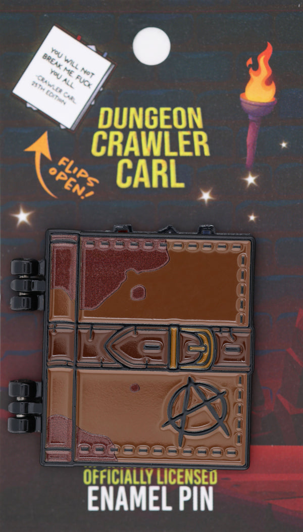 Dungeon Crawler Carl: Dungeon Anarchist's Cookbook Enamel Pin **BACKORDERED** Enamel Pin Foam Brain Games
