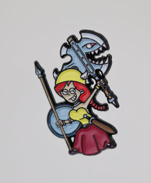 Munchkin: Flower Enamel Pin Enamel Pin Foam Brain Games