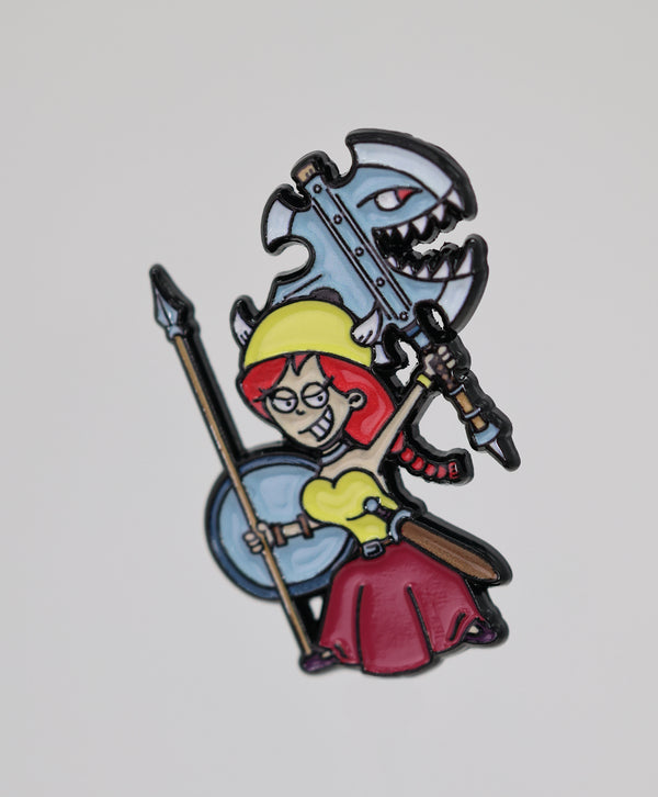 Munchkin: Flower Enamel Pin Enamel Pin Foam Brain Games