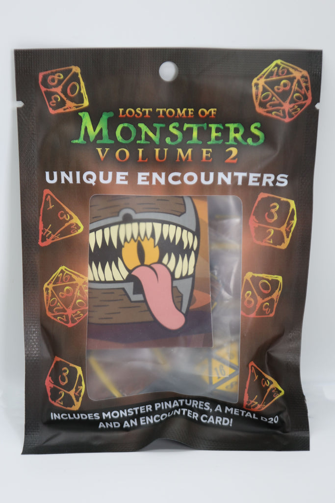 Lost Tome of Monsters: Mimic Set Enamel Pin Foam Brain Games