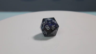 35mm Moving Eye D20 - Purple Cyclops Eye