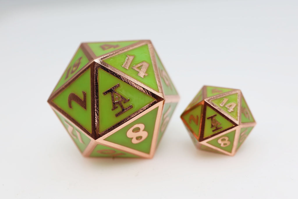 Acquisitions Inc 35mm Metal D20: Strix Metal Dice Foam Brain Games